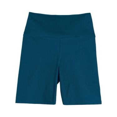 Imagem de Shorts Esportivo Malwee Sport 1000132803 Feminino Com Bolso Dry UV50+ 