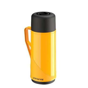 Imagem de Garrafa termica cha cafe copo tampa anti gota 500ml unitermi, AMARELA