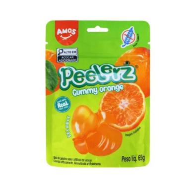 Imagem de Bala Peelerz Gummy de Laranja Amos - 65g