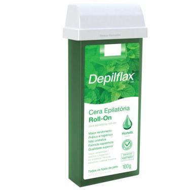Imagem de Cera Depilatória Roll-On corporal facial 100g Depilflax