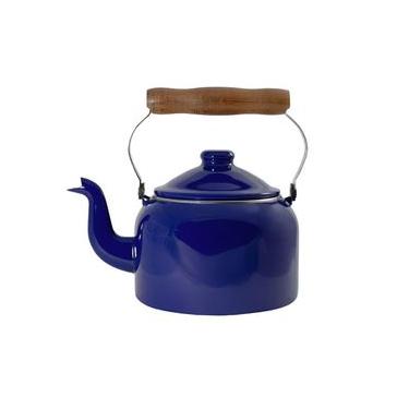Imagem de Chaleira Tradicional Esmaltada Azul 1,8 L Ewel