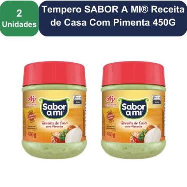 Imagem de Kit 2 Unidades Tempero SABOR A MI Receita de Casa Com Pimenta 450G - A