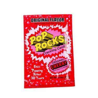 Imagem de Pop Rocks Crackling Candy Cherry Bala Sabor Cereja - 9,5g