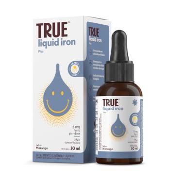 Imagem de True Source Iron Plus - Líquido de Ferro 30ml Morango