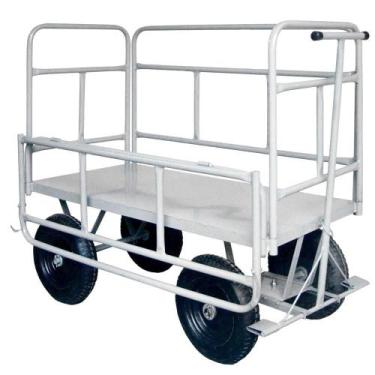 Imagem de Carrinho Plataforma de Aço com 4 Abas 800kg - WM