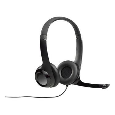 Imagem de Headset com fio usb logitech h390 preto, H390