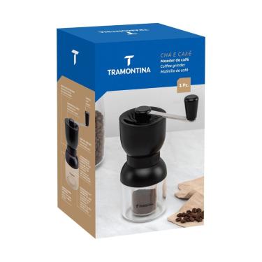 Imagem de Moedor de Café Manual Moedor de Café Tramontina 4 Níveis Plástico ABS e Cerâmica Moinho Profissional 25g Uso Doméstico