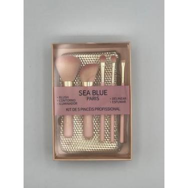 Imagem de Kit de 5 pincéis profissional - Sea Blue