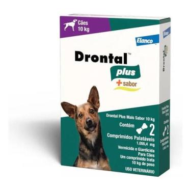 Imagem de Vermífugo Drontal Plus Carne - Cães10kg - 2 Comp - Congratulations Sto
