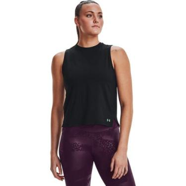 Imagem de Regata de Treino Feminina Under Armour Rush, Preto, M