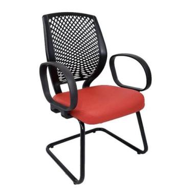 Imagem de Cadeira Para Escritório E Home Office Linha Ricci Vermelho - Design Of