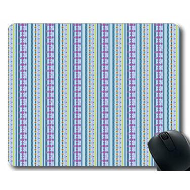 Imagem de Mouse pad personalizado, faixa de fundo de linha antiderrapante de borracha