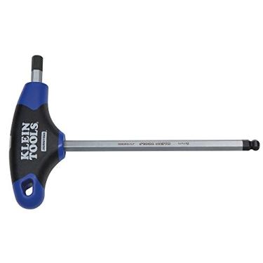 Imagem de Klein Tools JTH6M25BE Chave sextavada de extremidade esférica de 2,5 mm com alça em T Journeyman, 15 cm