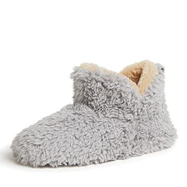 Imagem de Pantufa feminina Chelsea Sherpa da Dearfoams, Sleet, Medium