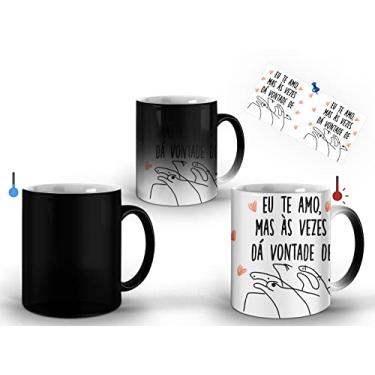 Imagem de Caneca M?gica Flork Eu Te Amo mas as vezes ? Dificil