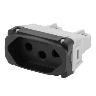 Imagem de Módulo Tomada 20A - Alumbra Gracia Black Maxx - Gbmx047