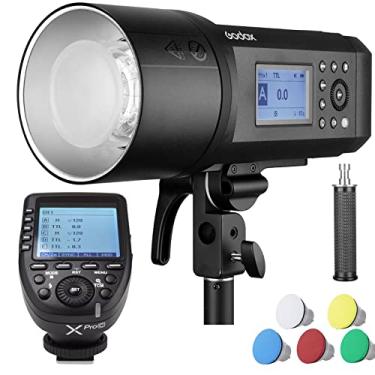 Imagem de Godox AD600Pro 600Ws TTL Flash Outdoor com Godox XPRO-C 2.4G 1/8000s 2600mAh Bateria 360 Flashes de Potência Total, 0.01-0.9s Reciclagem Compatível com Canon Nikon Sony, etc