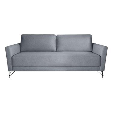 Imagem de sofá 3 lugares nikos cinza 220 cm