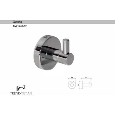 Imagem de Cabide Redondo Trend Metais Tm 176602