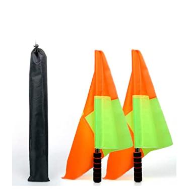 Imagem de Bandeira Árbitro Auxiliar De Futebol Arbitragem 2 Unidades