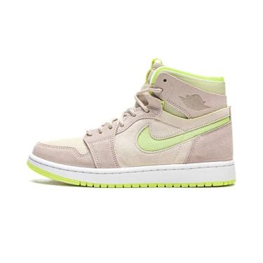 Imagem de Nike Women's W Air Jordan 1 Zoom Air CMFT Lemon Twist, Pearl White/Fossil, 12W
