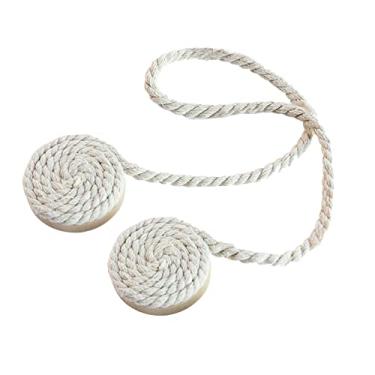 Imagem de 2 pçs prendedores de cortina magnéticos para cortina prendedores de fivela para trás fivela de bola pendurada para amarrar acessórios de cortina para casa decoração, 4 pçs