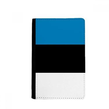 Imagem de Porta-passaporte com bandeira nacional da Estônia Europa país Notecase Burse carteira capa porta-cartão, Multicolor