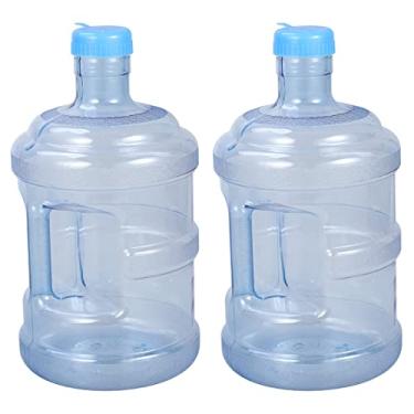 Imagem de BESPORTBLE 2 Unidades 5 Garrafa de água mineral balde de água pura de 5 litros (5l) dispensador de jarro de água mochila transparente garrafas de água de vidro vermelho garrafa de agua carro