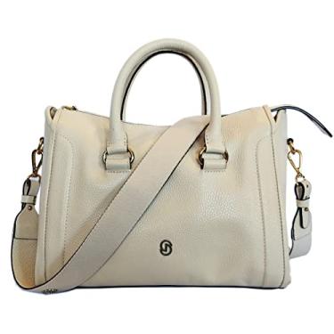 Imagem de Bolsa de couro Schaw modelo Agatha Off White
