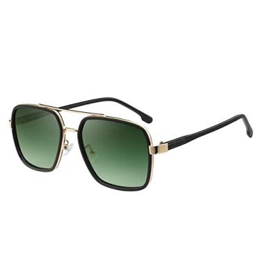 Imagem de Óculos de sol polarizados com armação de Metail Óculos de sol masculinos que mudam de cor, visão masculina, condução, pesca, 4, tamanho único