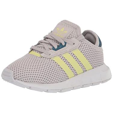 Imagem de adidas Originals T nis infantil unissex Swift Run X, Cinza/Amarelo Pulso/ ndigo Orbita, 3 Little Kid