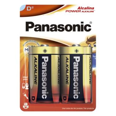 Imagem de Panasonic Bateria Alcalina Lr20Xab/2B Cinza D (Grande) Cartela C/02 Unidades - Panasonic