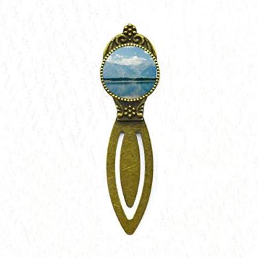 Imagem de Marcador de página Retro, Rio Floresta, Refleção, Sky Cloud, Marcador de página