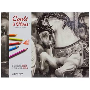 Imagem de Conte a Paris Lápis Pastel Seco Conté à Paris 48 Cores, 48 Cores