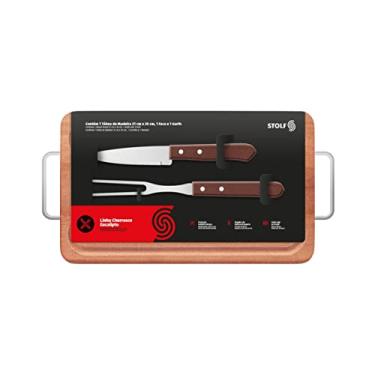 Imagem de Kit Churrasco 3 Peças Eucalipto, Stolf