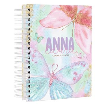 Imagem de Caderneta De Vacinação Atualizada BORBOLETAS com Nome