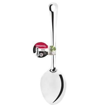 Imagem de Kit Utensilios Para Cozinha 5 Pecas - Jogo Utensílios para Servir e Cozinhar em Inox 5...