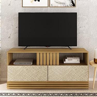 Imagem de Rack para Tv até 42 Polegadas 2 Gavetas R1479 136cm Tecnomobili Natural/palha