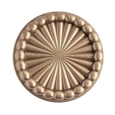 Imagem de Forma para Bolo - Charlotte, Nordic Ware, Dourada