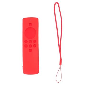 Imagem de Estojo De Controle Remoto De Silicone Lavável - Capa Protetora à Prova De Choque Para Controle Remoto Fire TV Stick Lite(vermelho)