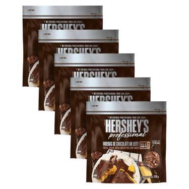 Imagem de Kit 5 Chocolate Ao Leite Hershey`s Professional (Formato Moeda) - 300G