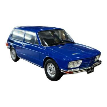 Imagem de Miniatura Volkswagen Brasilia 1976 Azul Metal 1:24 - California Toys