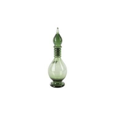 Imagem de Garrafa Decorativa Aladino de Vidro Verde 40cm WG0078 BTC