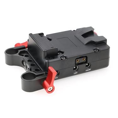 Imagem de DRRI Mini suporte de placa de bateria multifuncional para câmera Sony F-Series Monitor de bateria Z CAM E2-F6 E2 M4 E2 S6 F6 F8