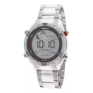 Imagem de Relógio speedo  esportivo prateado masculino - 15044g0evne2