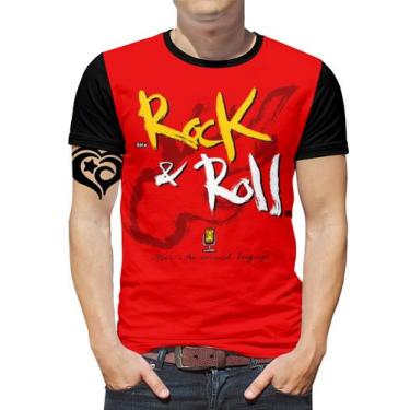 Imagem de Camiseta Rock Rocker Plus Size Banda Masculina Adulto Blusa - Alemark