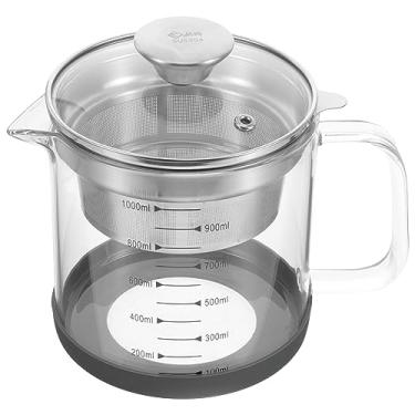 Imagem de Alipis Filtro de leite de soja de aço inoxidável para uso múltiplo coador de alimentos coador de iogurte de vidro pote de filtro de chá com escama para fazer iogurte leite de soja