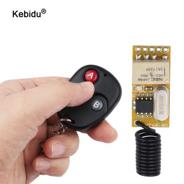 Imagem de Kebidu-Mini Relé Interruptor sem fio  controle remoto  Power LED Lamp Controller  Micro Receiver