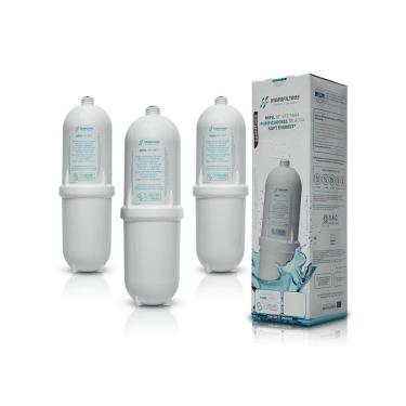 Imagem de Kit 3 Refil Hidrofiltros Compatível Soft Everest Start Slim