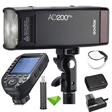 Imagem de Godox Ad200 Pro Ad200Pro W/Xproii-C Trigger For Canon Cameras, Ttl Flash 200Ws 2.4G Flash Strobe, 1/8000 Hss, 500 Full Power Flashes, 0.01-1.8S Recycling, 2900Mah Battery Pocket Flash Monolight